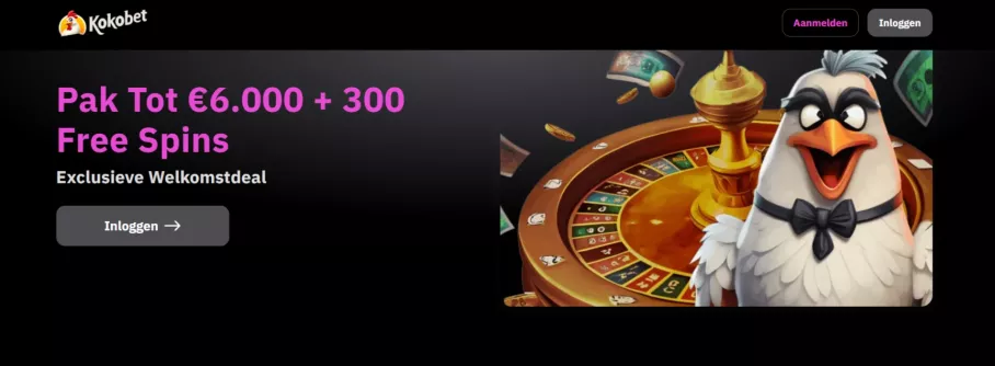 Kokobet Casino – Tot €1.500 bonus en 150 gratis spins voor nieuwe spelers